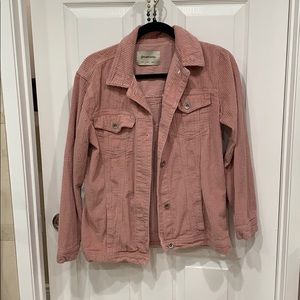 ASOS Dusty Pink Corduroy Jacket